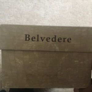 Dark Blue Belvedere Shoes